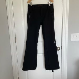 Black Spyder ski pants